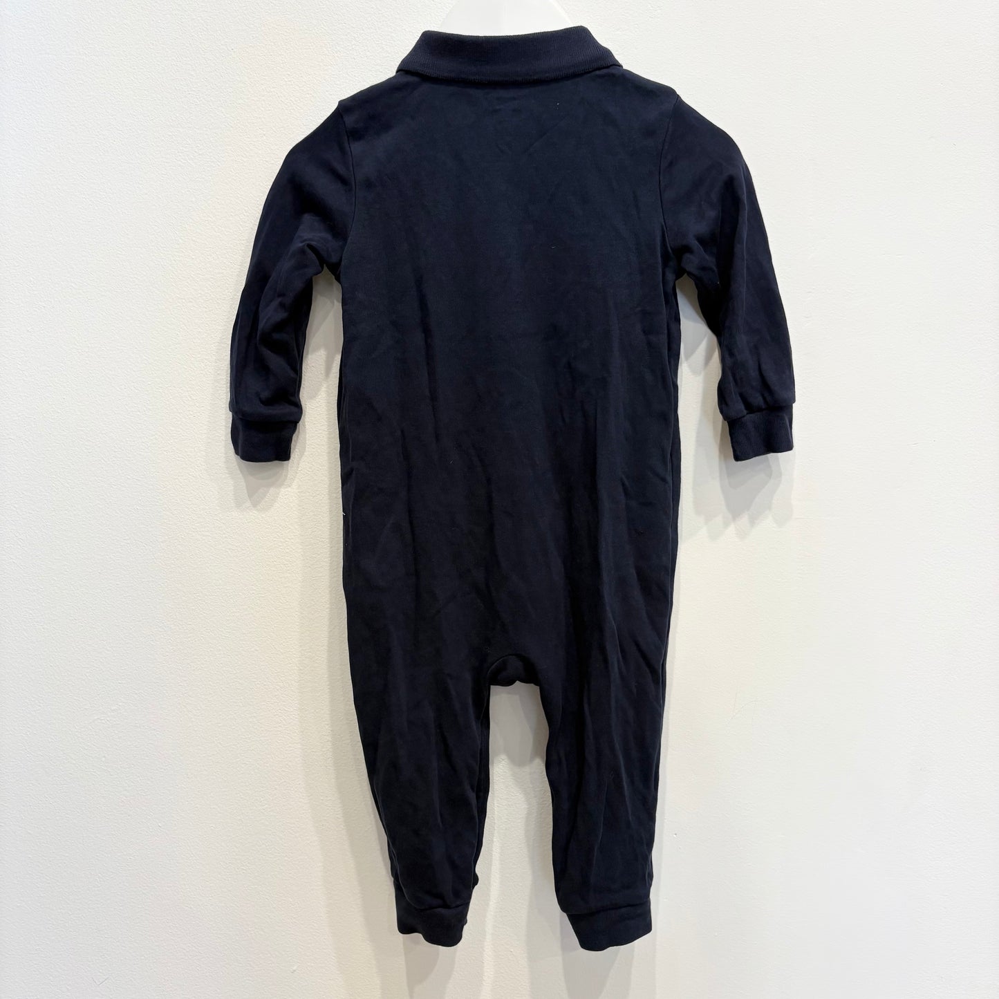 Ralph Lauren Navy LS Romper, size 12-18m