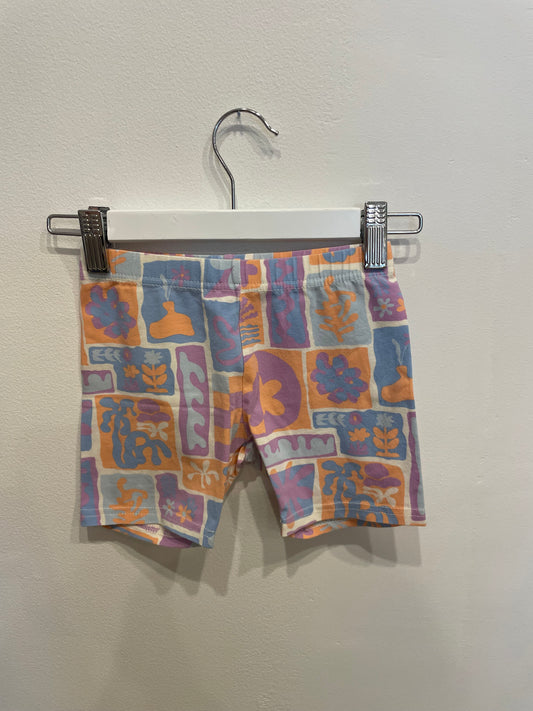 SEED floral bike shorts, size 5