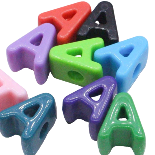 Chunky Letter Charms.