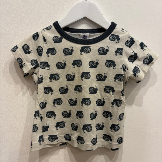 Petit Bateau Snail Tee, size 2y