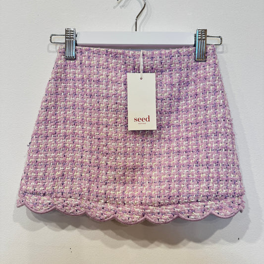 SEED Lilac scallop skirt, 4