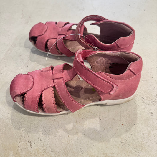 RED BOOTIE Pink Suede Sandals, size 30