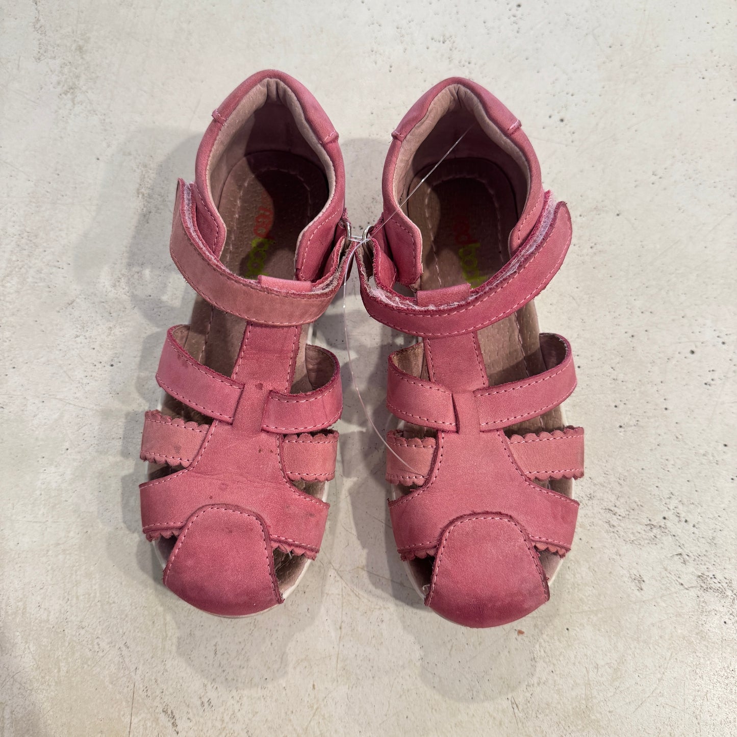 RED BOOTIE Pink Suede Sandals, size 30