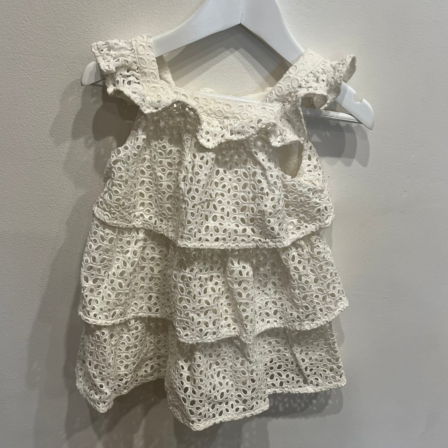 COUNTRY ROAD cream frill dress, size 1