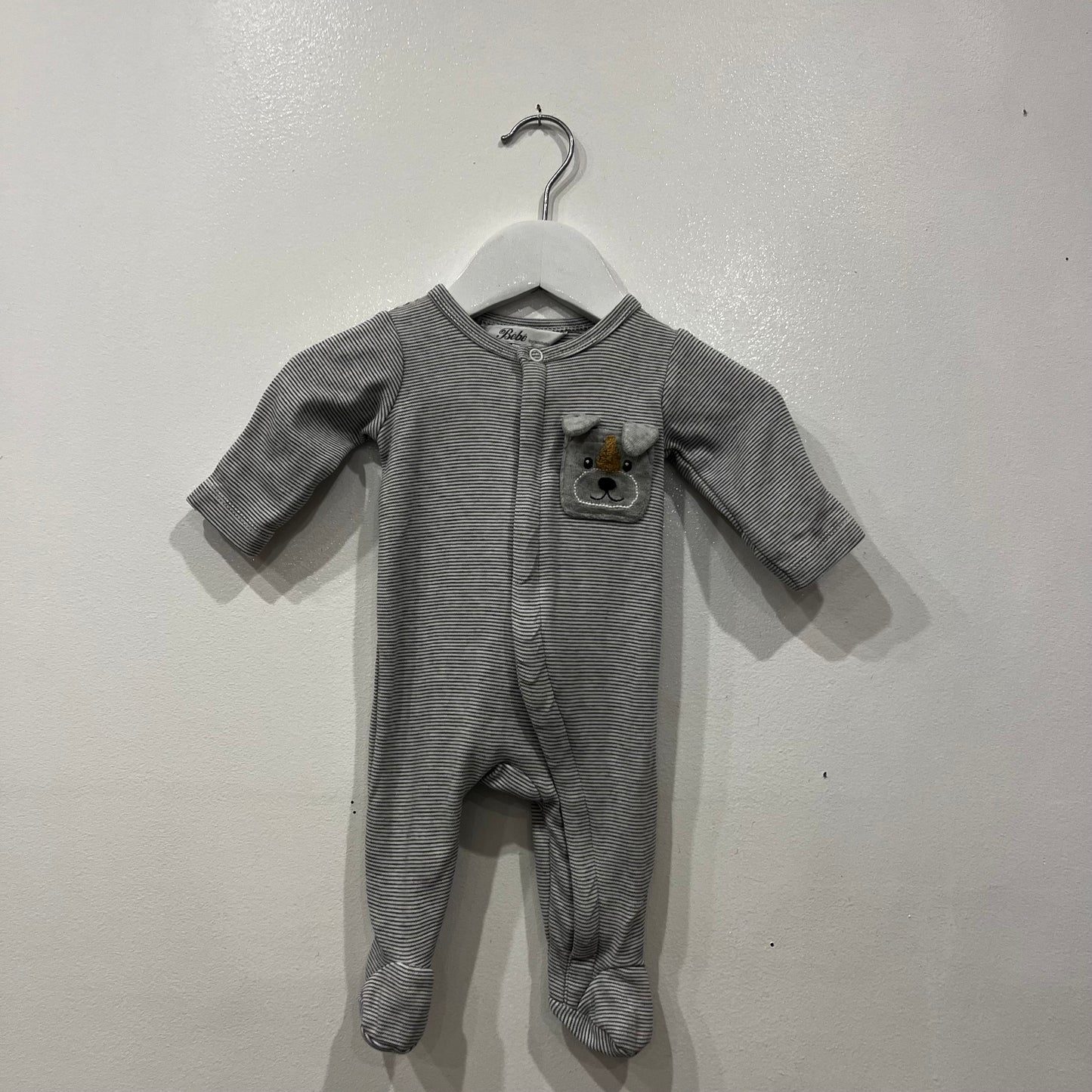 BEBE Puppy Onesie 0-3m
