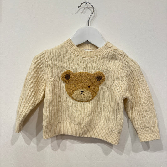 LILY & DAN Bear Knit, 3-6m