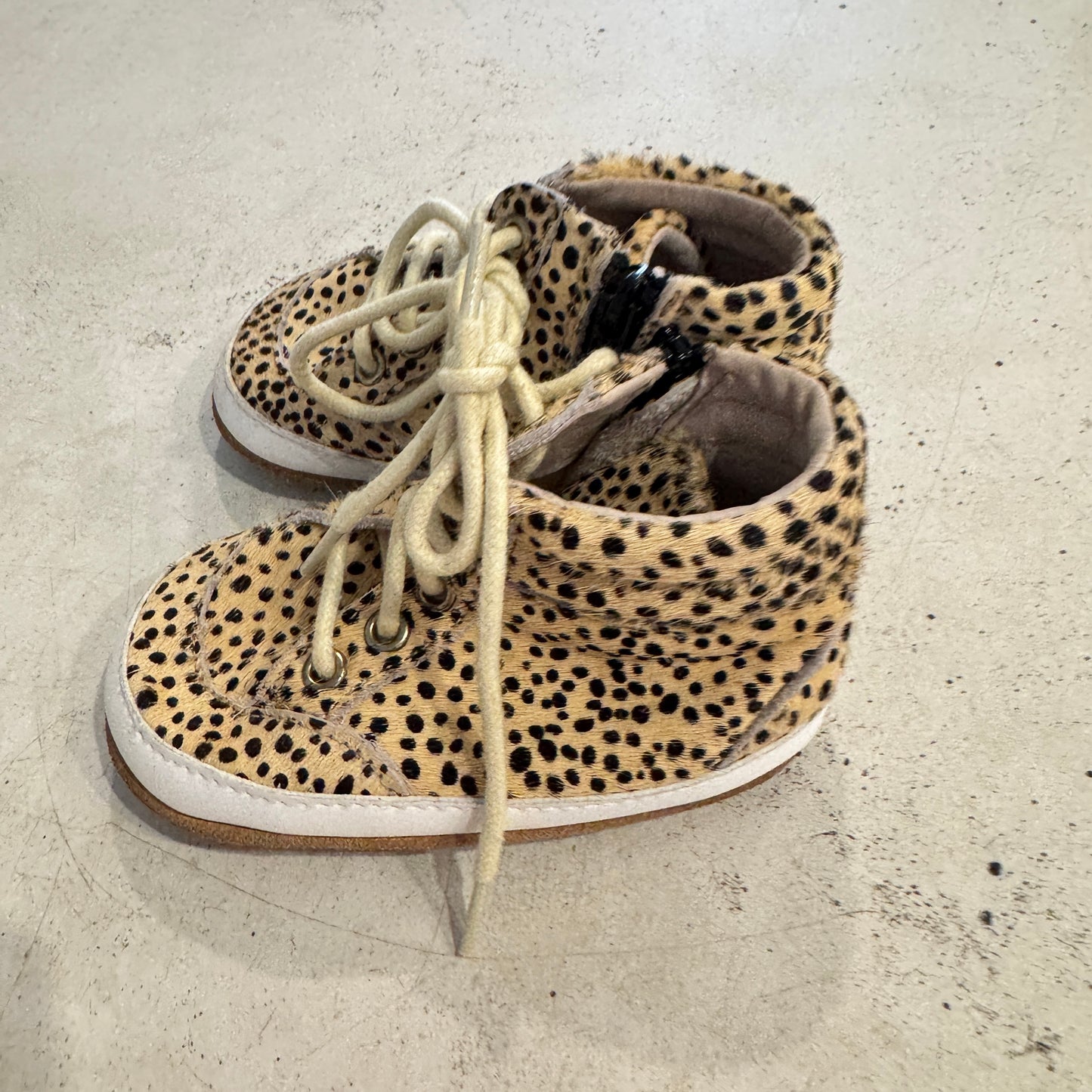KIP & CO Leopard Print Booties, S / 12cm