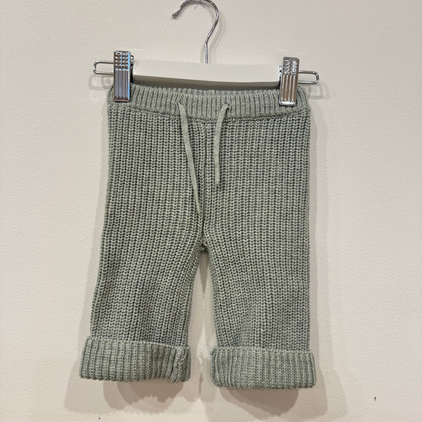 JAMIE KAY Green Knit Pant, 0-3m