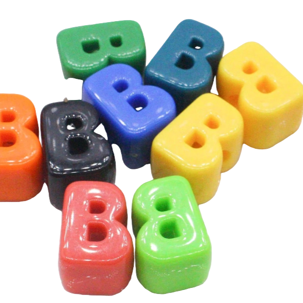 Chunky Letter Charms.