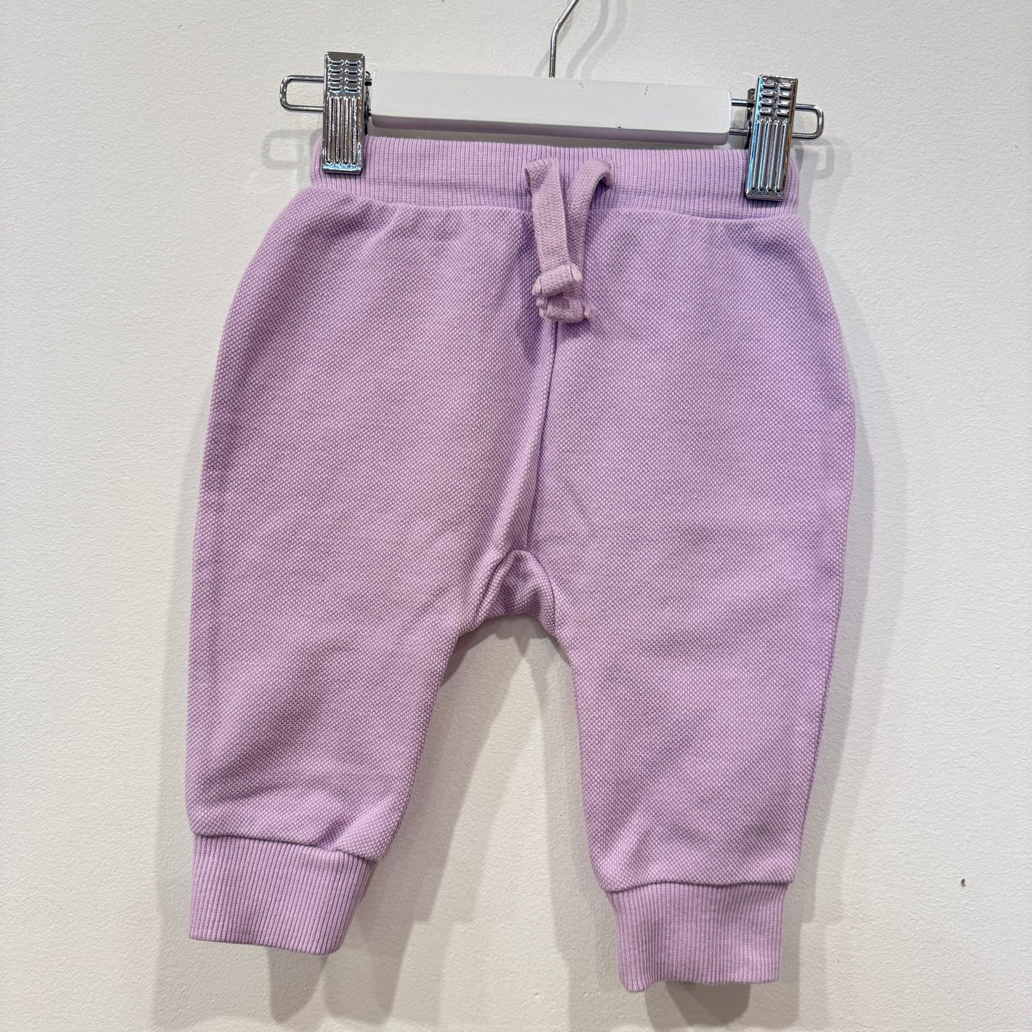 SEED Purple trackpants, 3-6m