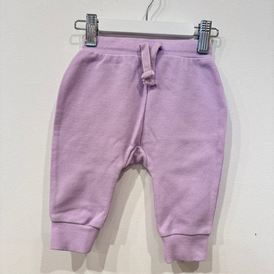 SEED Purple trackpants, 3-6m