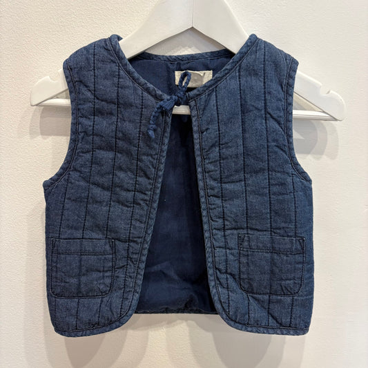 COTTON ON denim vest, size 6-12m