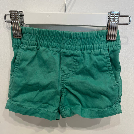 GAP Green Shorts 3-6m