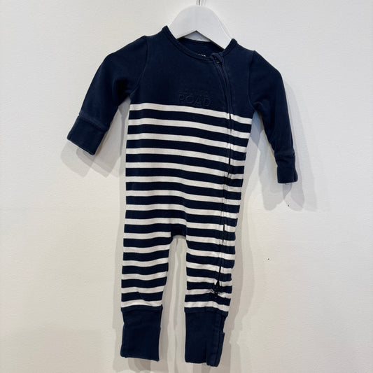 COUNTRY ROAD Striped Onesie, 3-6m