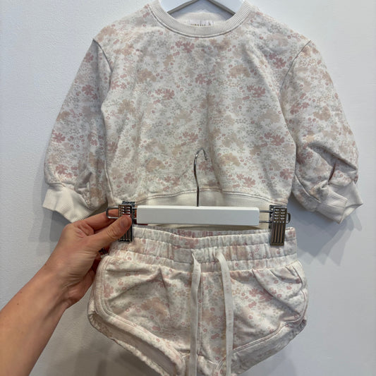 JAMIE KAY white floral set, size 3