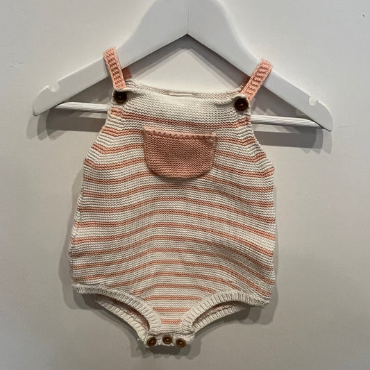SEED Stripe Knitted Romper, size 1