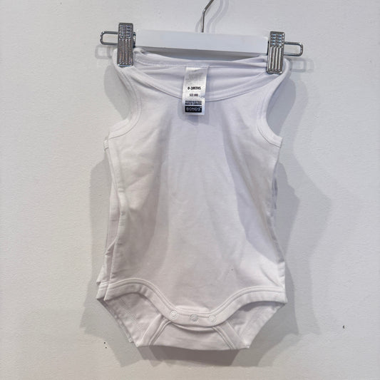 BONDS 4 x singlet bodysuits, 0-3m