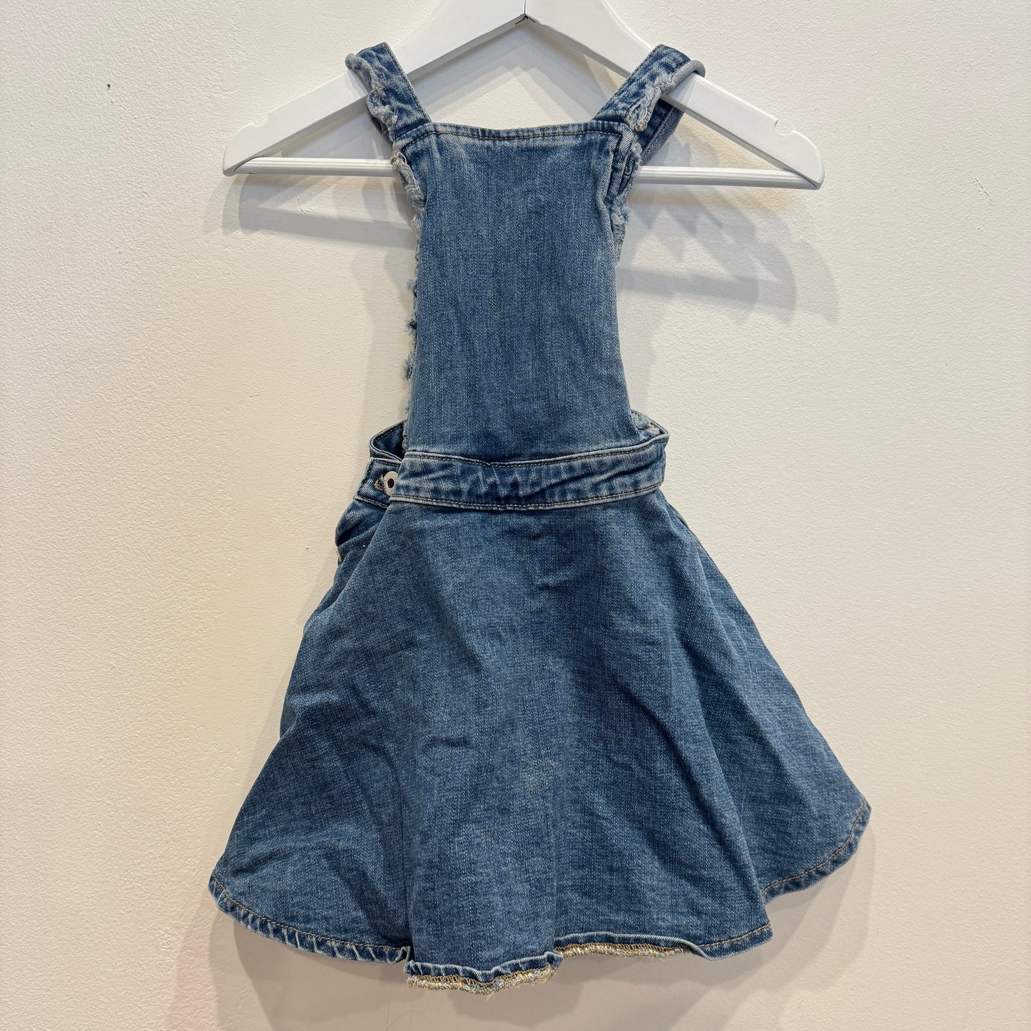 SEED Denim Crossback Pinafore, 3