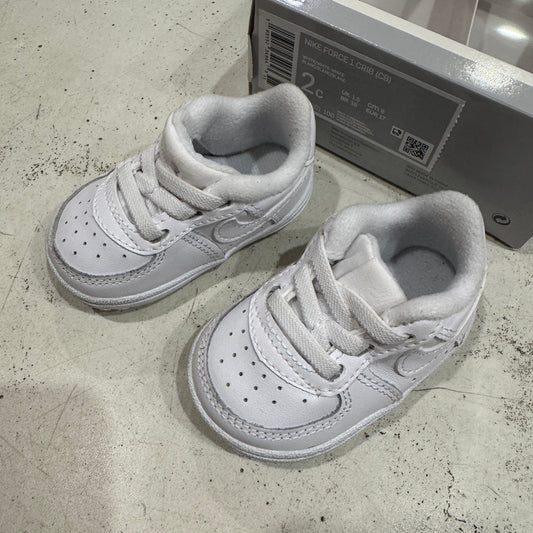 NIKE force 1 crib sneakers, US2
