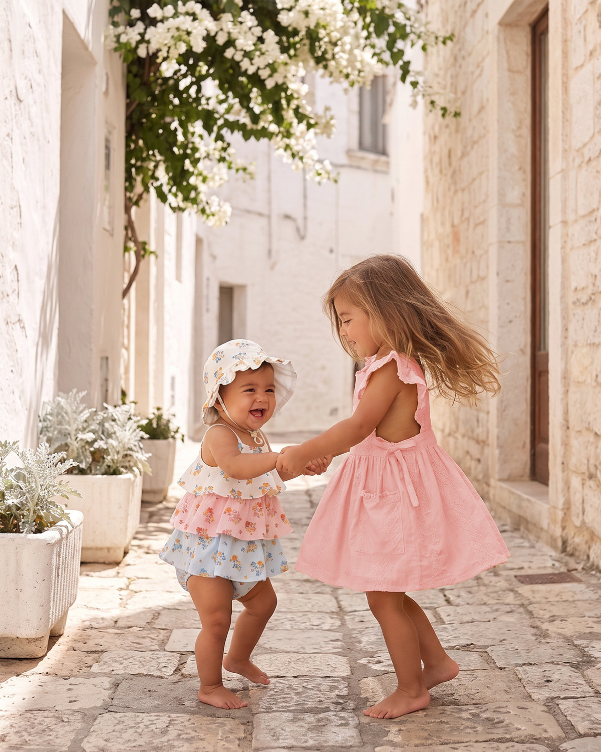 Florence Baby Pinafore, Blossom