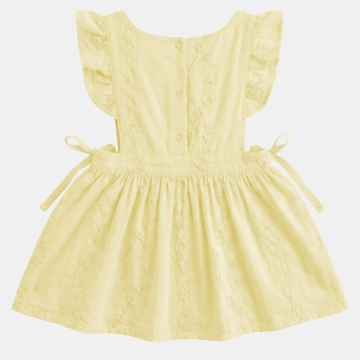 Florence Baby Pinafore, Lemon