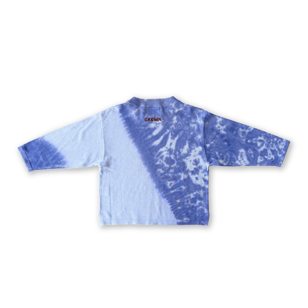 Organic Knitted Tie Dye LS Tee