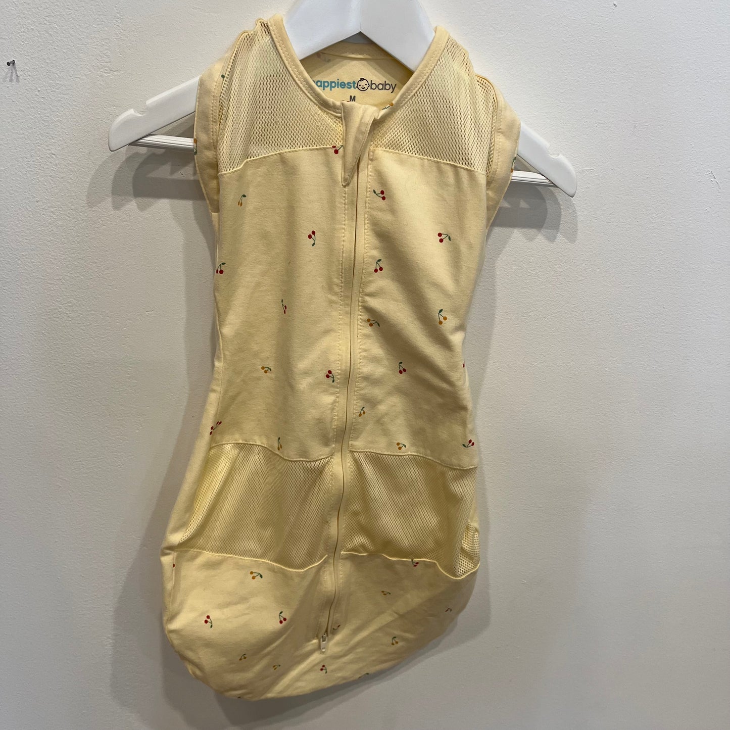 Happiest Baby Sleep Swaddle, Yellow Cherries, size 2-4m