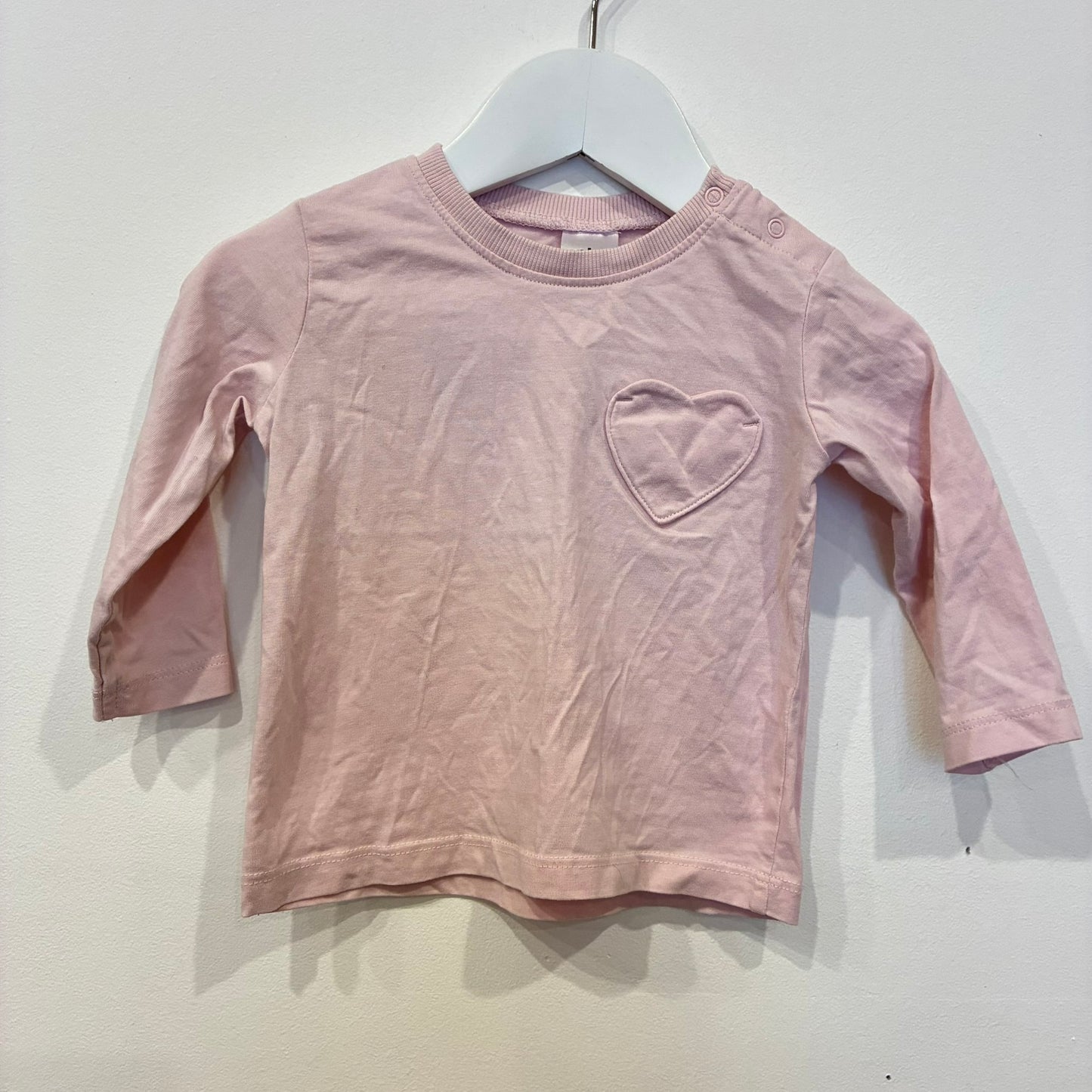 ANKO Pink LS Tee, 6-12m