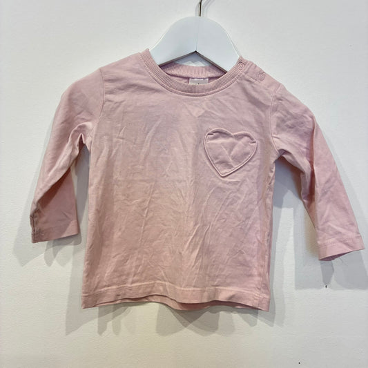 ANKO Pink LS Tee, 6-12m