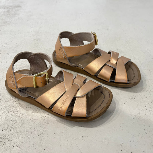 SALTWATER Copper Sandals, 7
