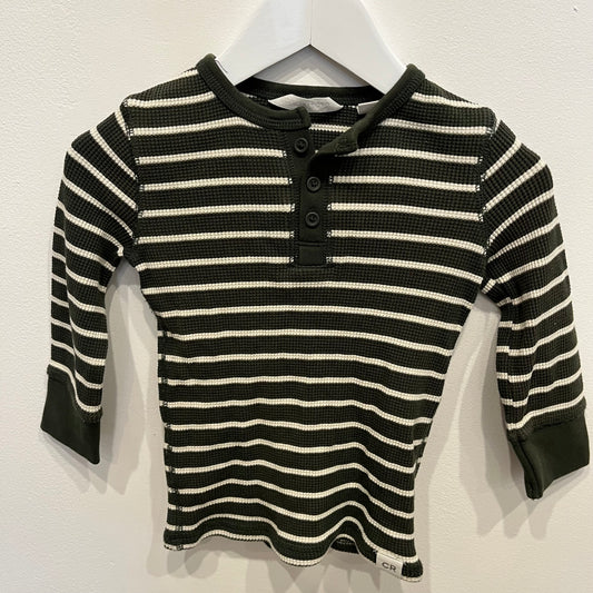 COUNTRY ROAD green henley, size 2