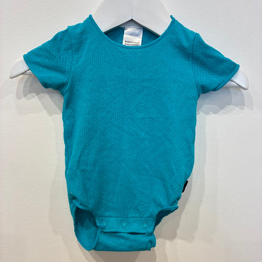 BONDS Teal Bodysuit, 0-3m