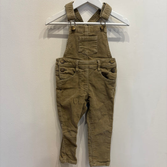 JAMIE KAY olive cord overalls, size 2