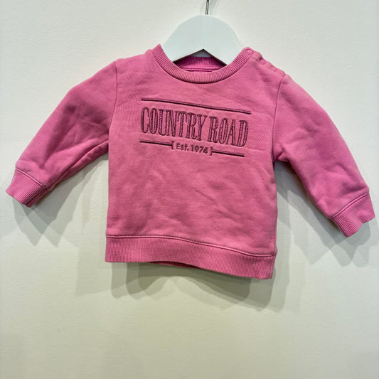 COUNTRY ROAD Pink Jumper, 3-6m