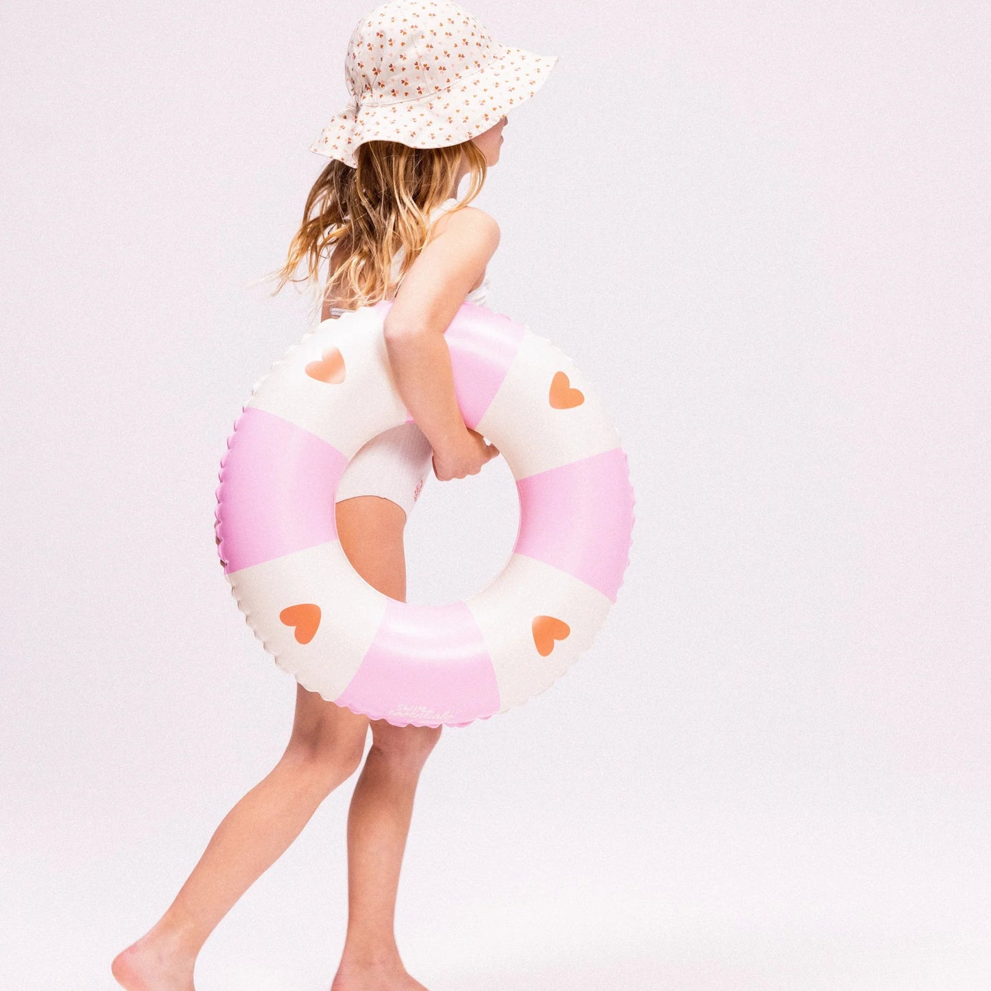 Inflatable Swim Ring, Cozy Hearts