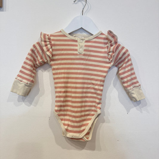 SNUGGLEHUNNY Stripy Bodysuit 6-12m
