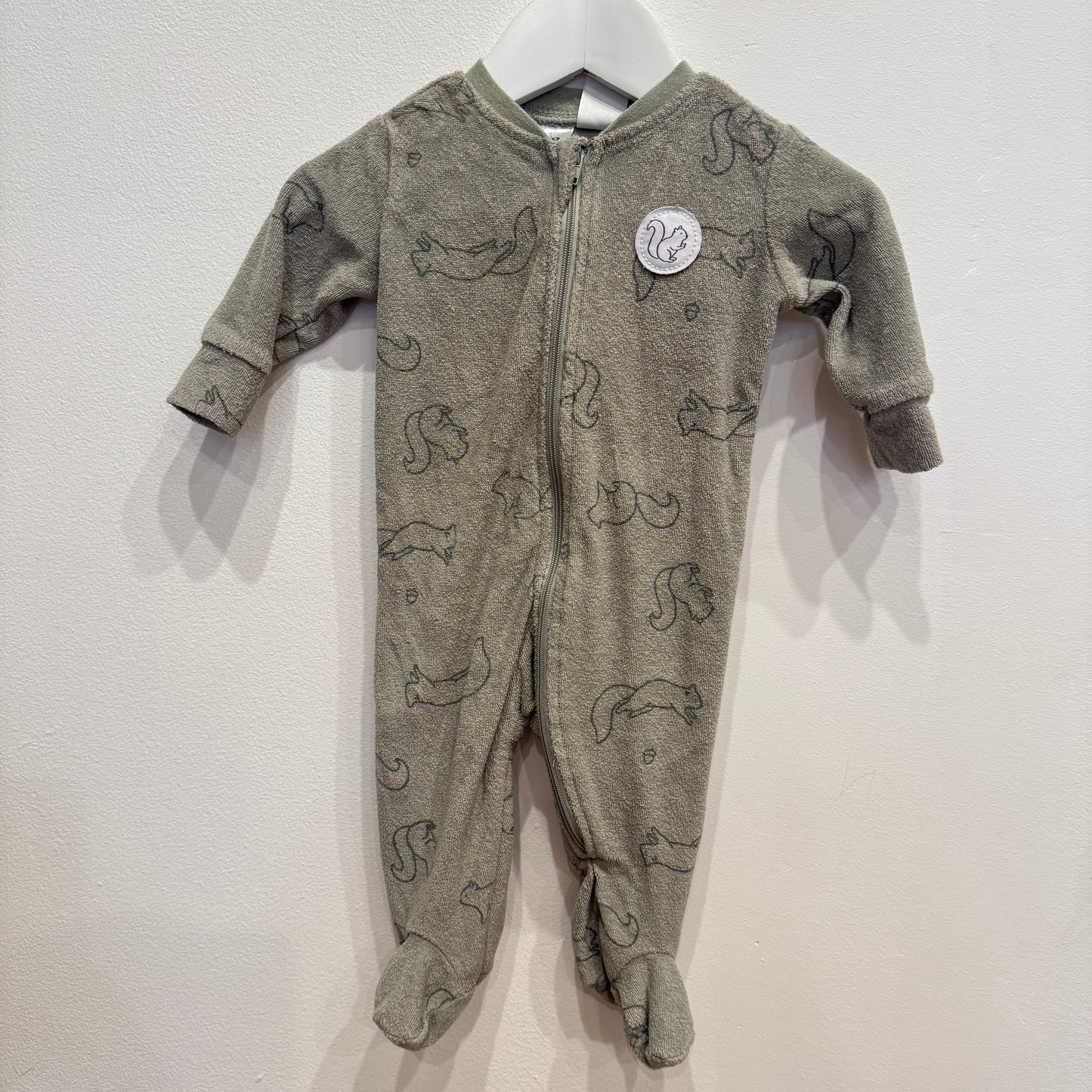 ANKO Squirrel Zipsuit, 0-3m