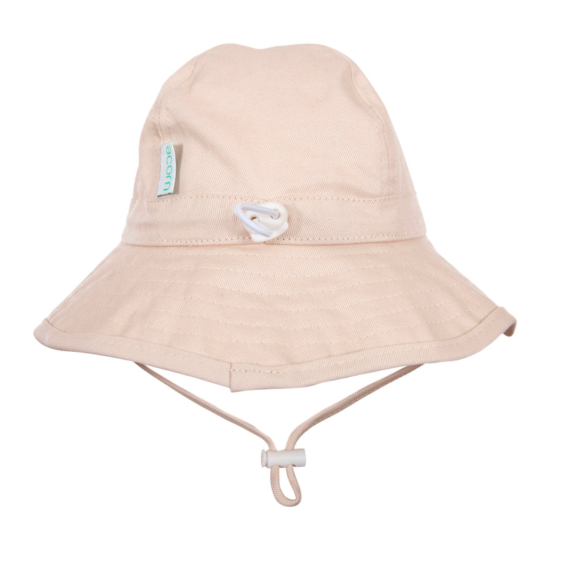 Vanilla Wide Brim Infant Hat