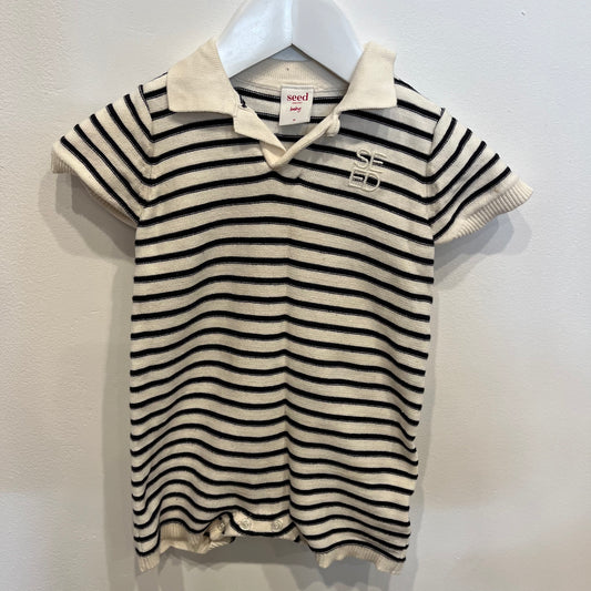 SEED Striped Romper, size 1 (M)