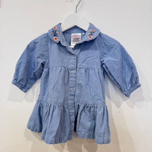 SPROUT Blue dress, 3-6m