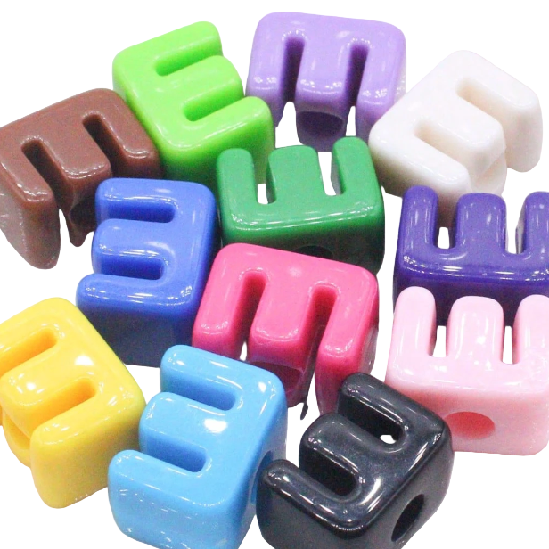 Chunky Letter Charms.