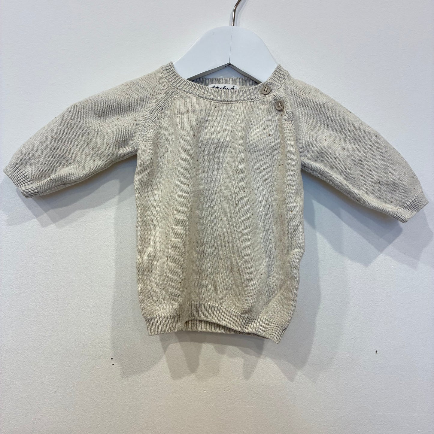 WILSON&FRENCHY Oatmeal Jumper, 0-3m