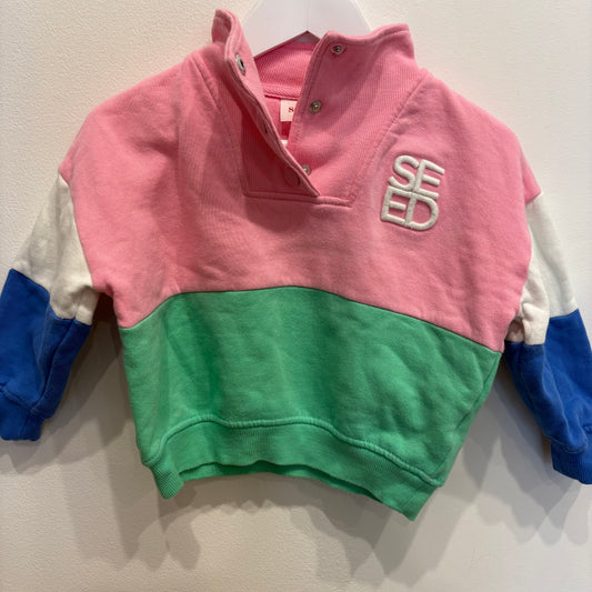 SEED colour block jumper, size 3