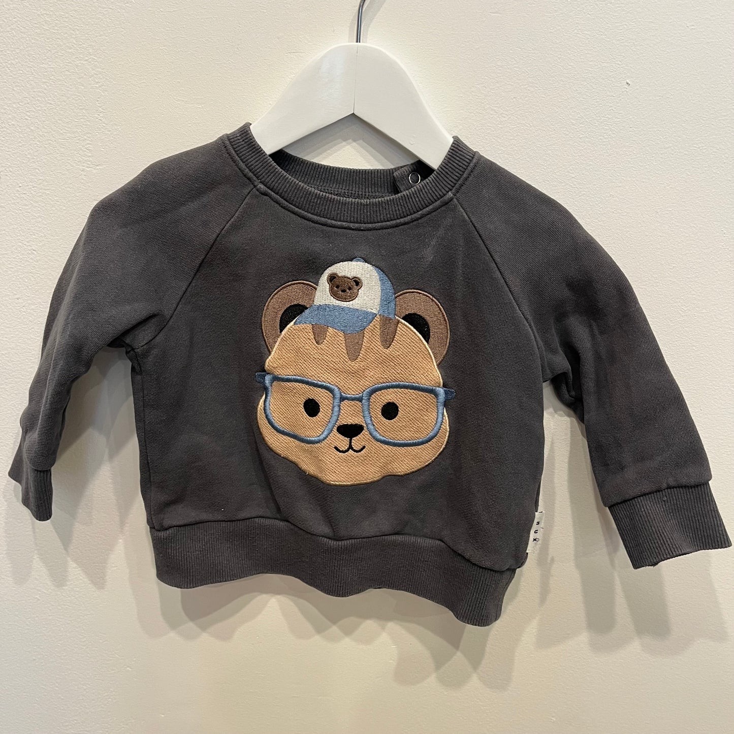 HUX BABY Bear jumper, size 12-18m