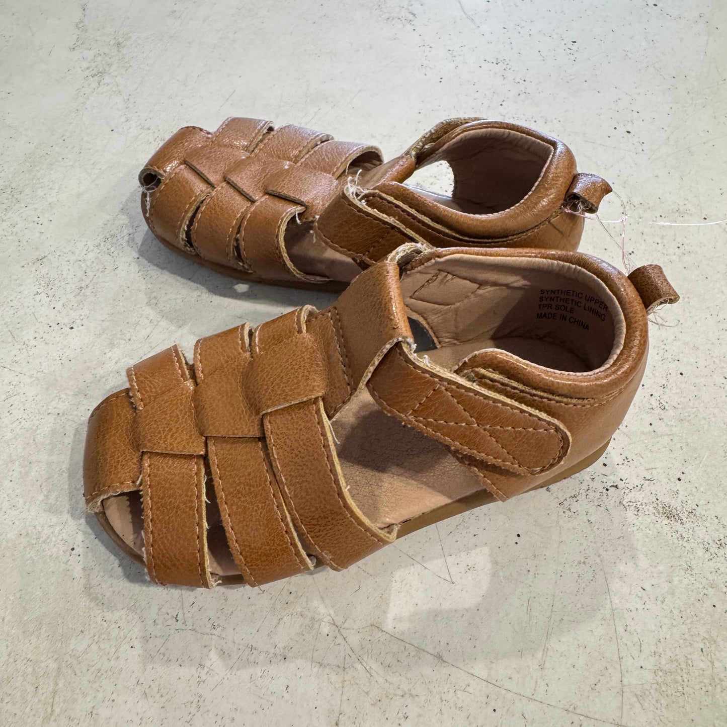 SEED Tan Cage Sandals, size 24