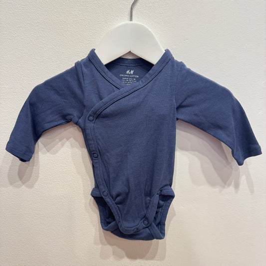 H&M Navy Bodysuit, size NB