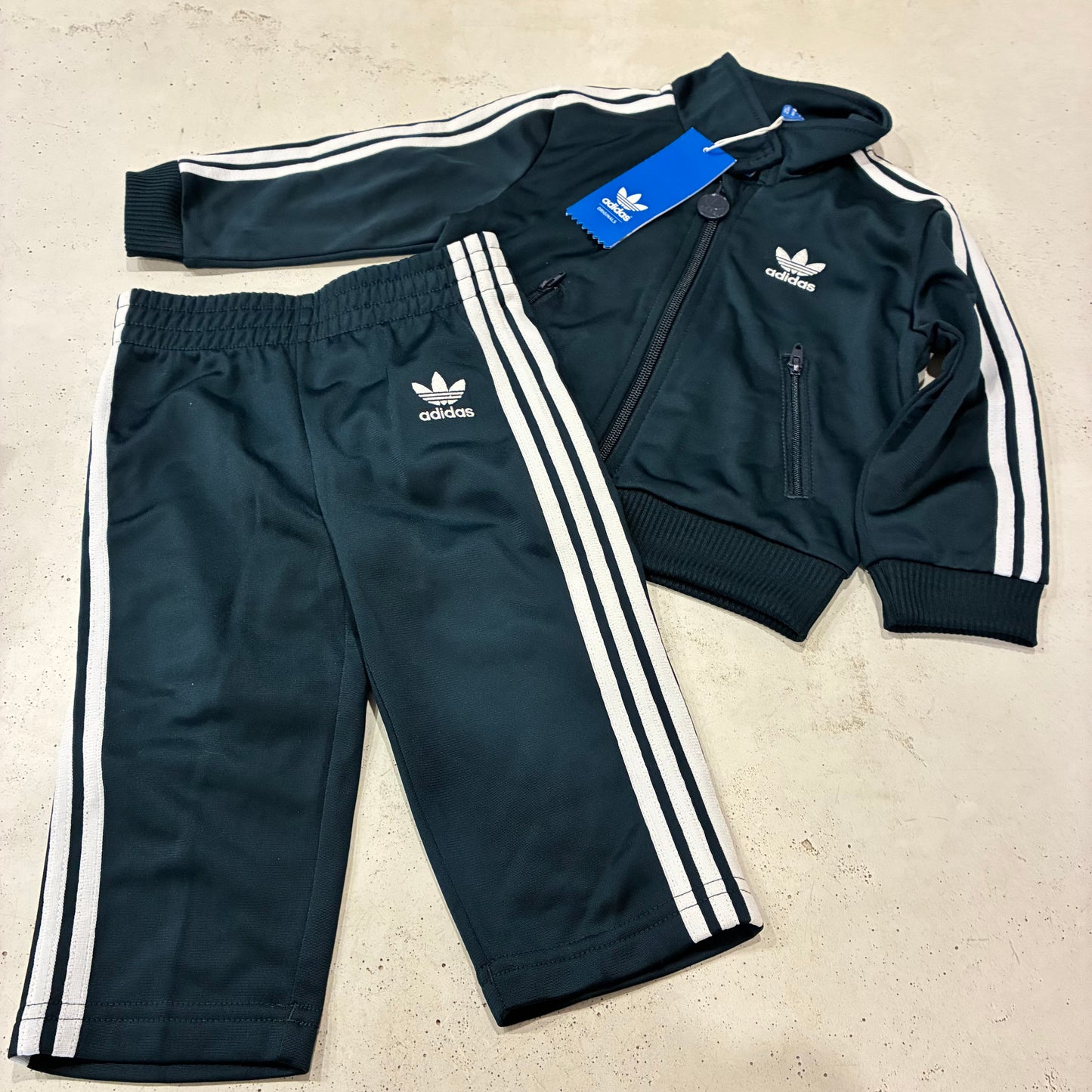 ADIDAS Dark Green Tracksuit, 9-12m