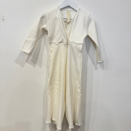 MILLK White L/S jumpsuit, 4y
