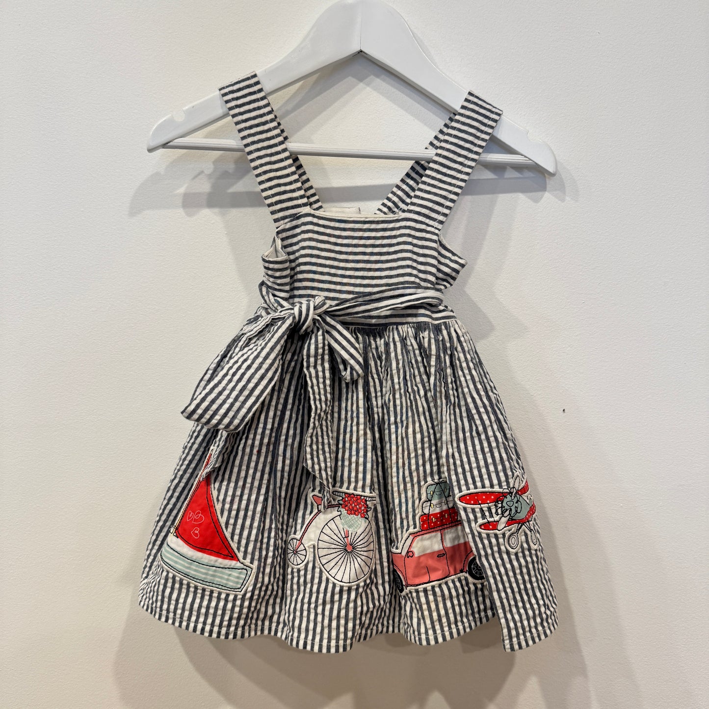 SAVANNAH Stripe dress, 6-9m