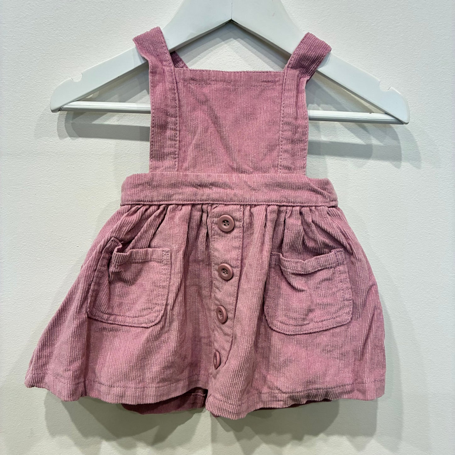 BABY BERRY Pink Pinafore 0-3m